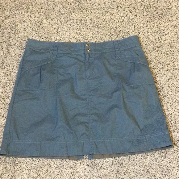 REI Cargo active 5 pocket teal green skirt - Picture 1 of 15